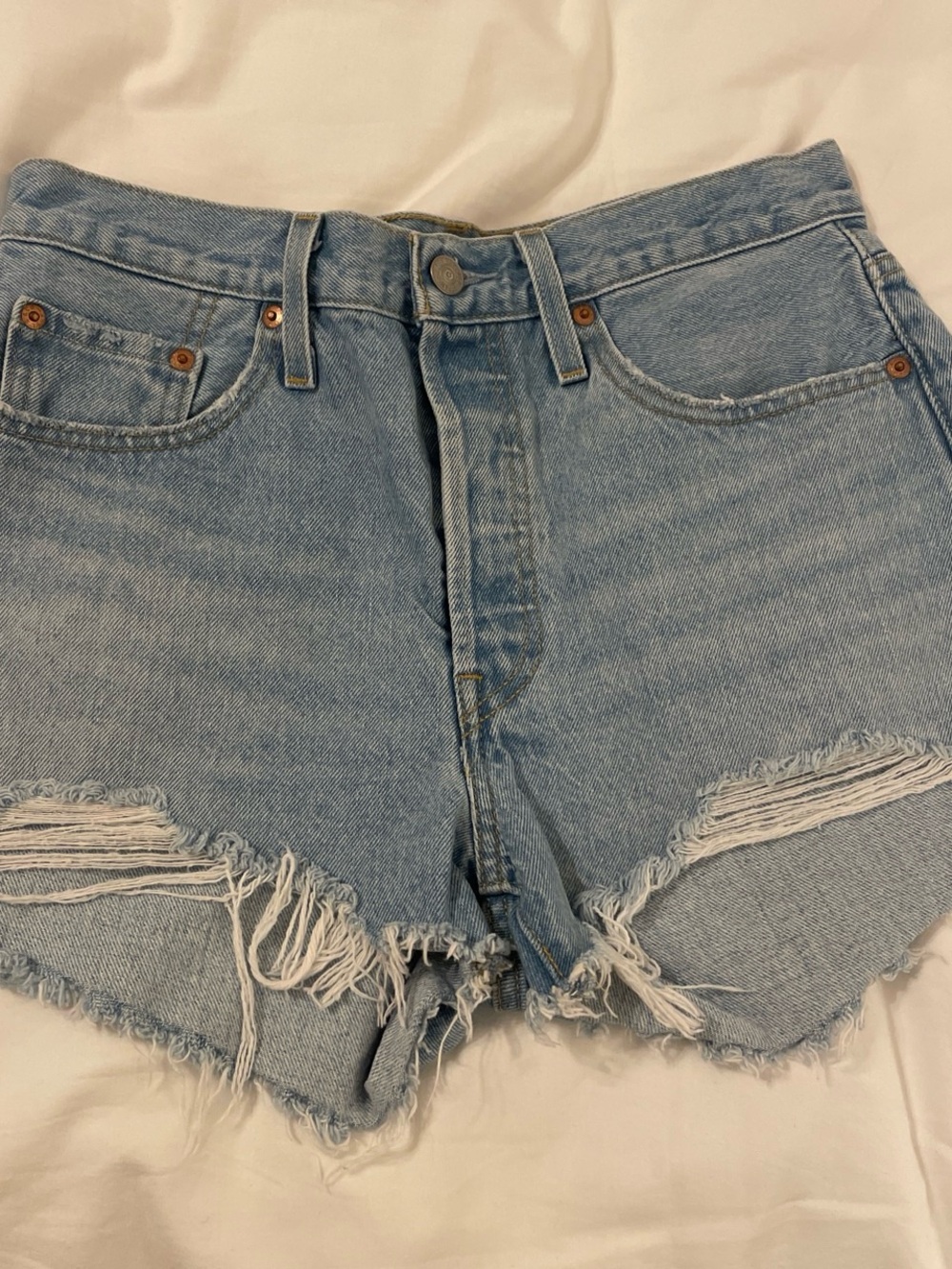 Levi’s Distressed Denim Shorts - Women's Casual Summer Shorts